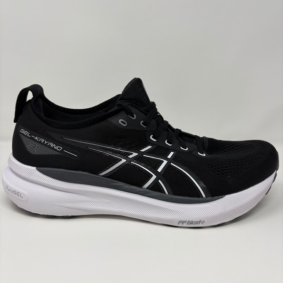 ASICS Gel-Kayano 31 Size 12 Mens Black White Athletic Running Shoes 1011B867 main image 6